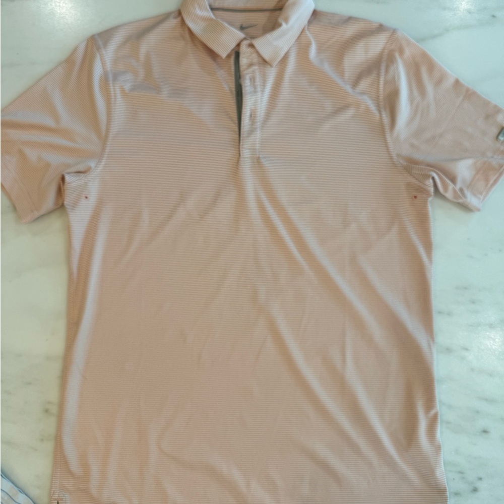 Nike Men's Tan Polo Shirt